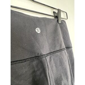 Lululemon Black Wunder Under Crop Leggings Size 4 Yoga Athletic Pants